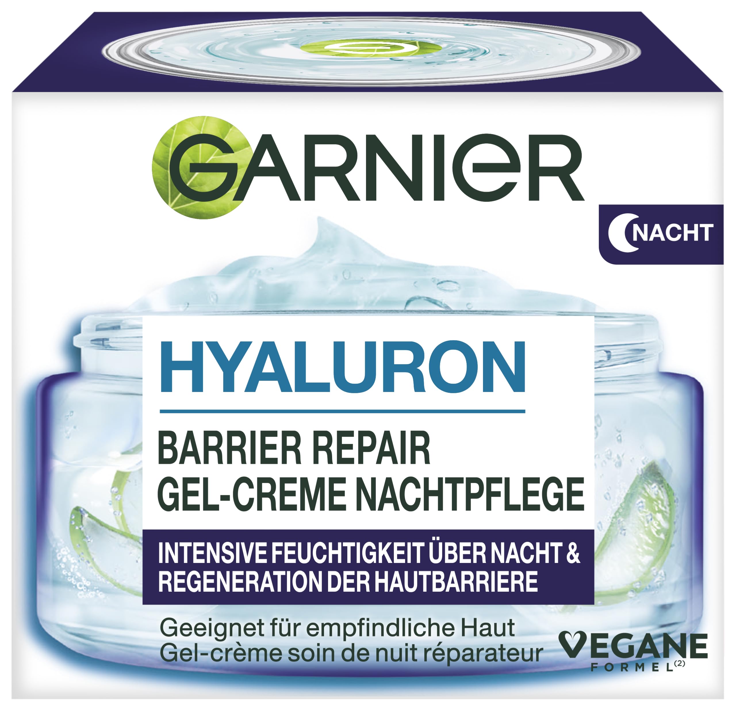 Garnier Hyaluron Barrier Repair Gel-Creme Nachtpflege