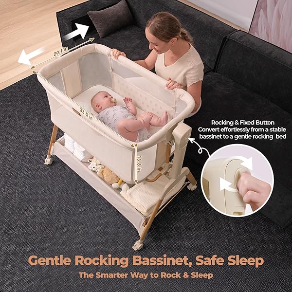 Ezebaby 3-in-1 Bedside Bassinet 5