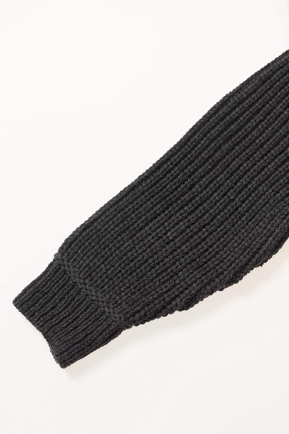 Aran Crafts Men's Irish Cable Knitted Ribbed Shawl Cardigan (100% Merino Wool) - Image 6