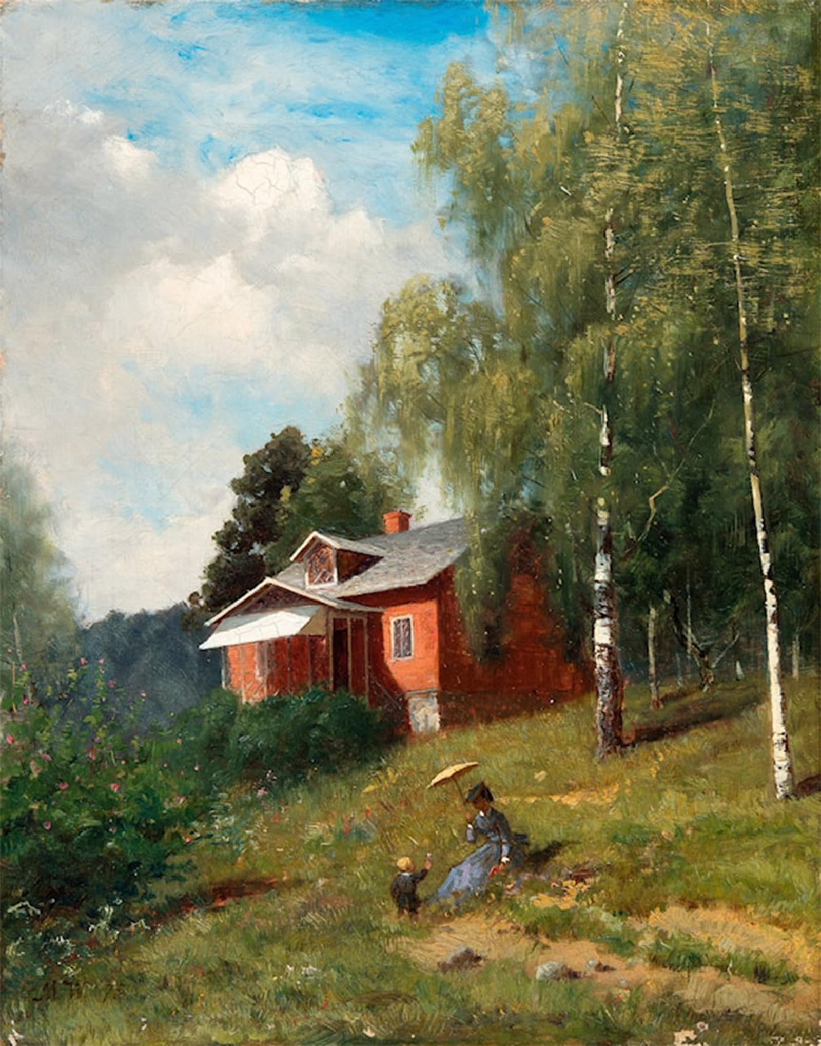 Peintures Idylle d'été Maria Wiik art mural de qualité galerie d'art