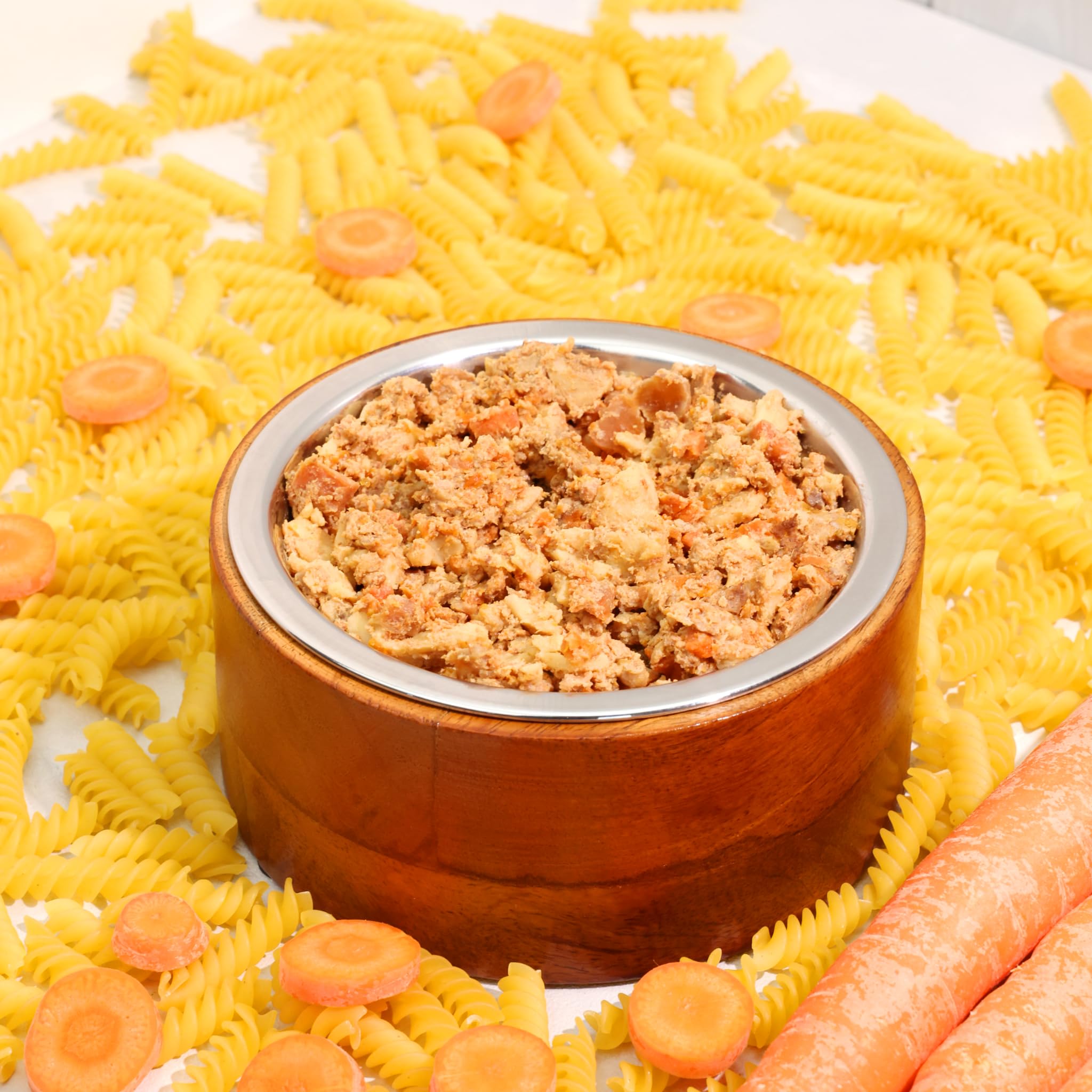 BIOPUR Premium Bio Hundefutter Rind, Nudeln & Karotten 12x400 g – Nassfutter in 100% Bio-Lebensmittelqualität für Hunde