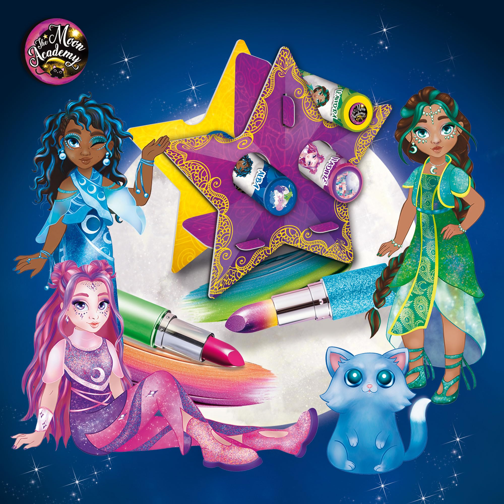 Lisciani, MOON ACADEMY, Moon Lipstick, Lipstick Making Kit for Children aged 7 and over, Thermochromic Make-up - Image 3