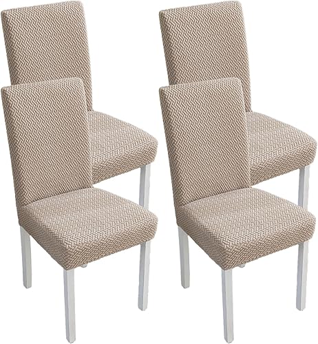 Juego de fundas para sillas de comedor, fundas elásticas para sillas de comedor, fundas de asiento para sillas Parsons, fundas para sillas de