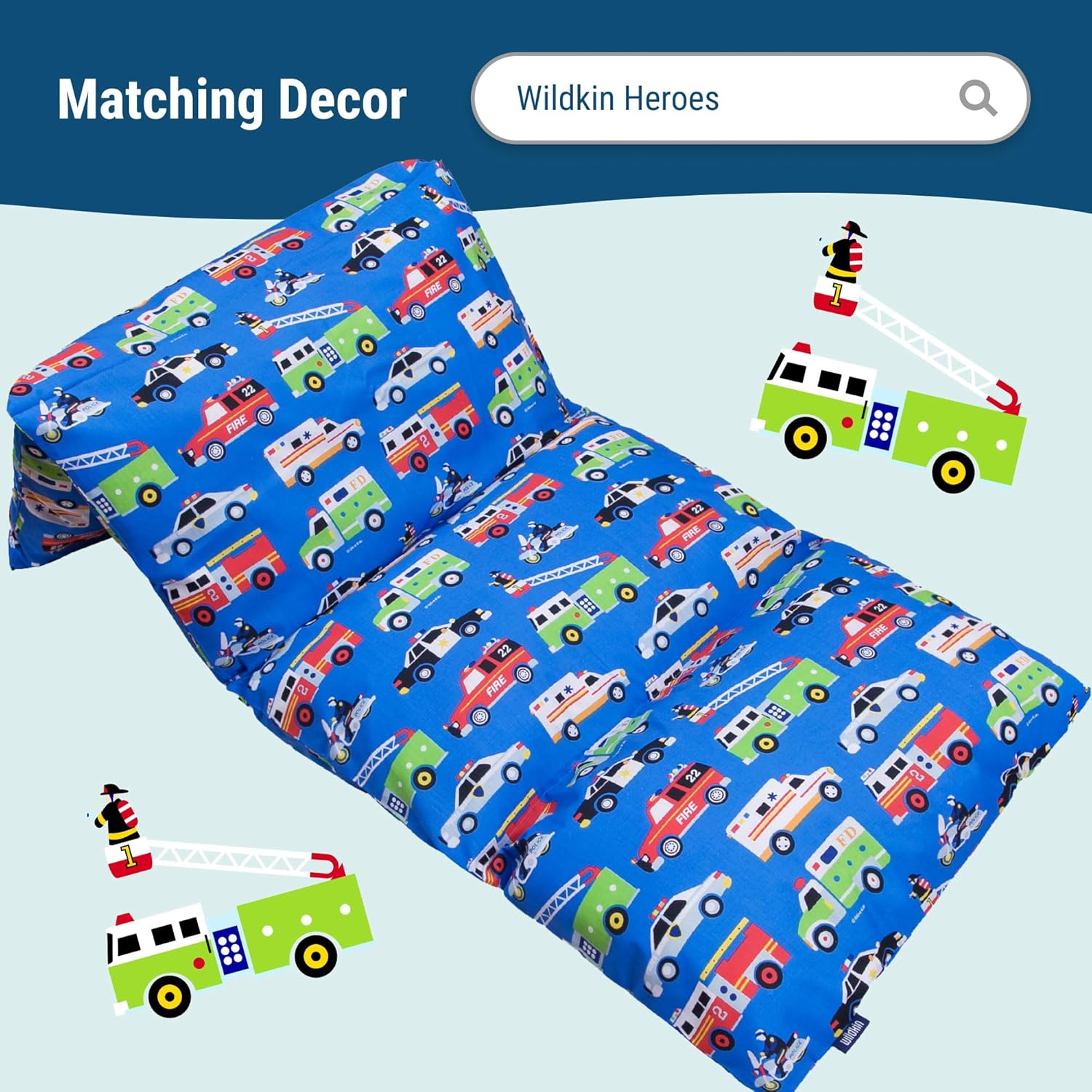 Wildkin Plush Throw Blanket – Soft & Cozy Comfort, Ideal for Toddlers, Travel & Daycare - Heroes