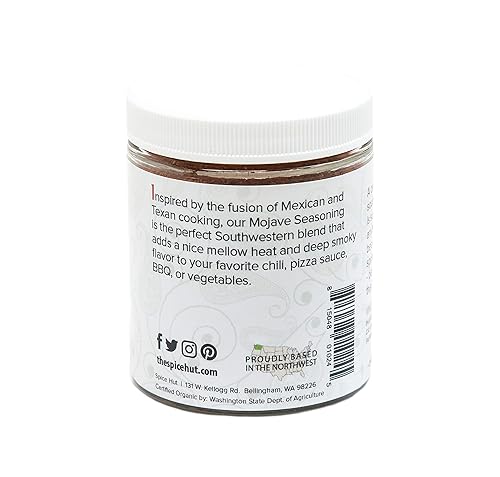 Miniatura 2 de Spice Hut - Mezcla de especias Mojave del suroeste, con sal, orgánico, condimento multiusos para Tex Mex, barbacoa y carne de taco, perfecto para