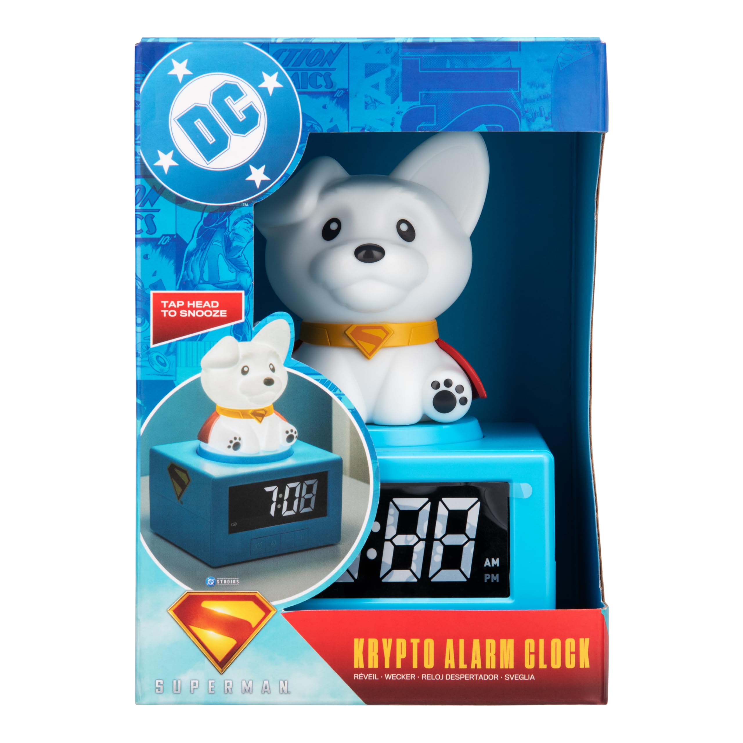 Amazon.com: Superman Krypto The Superdog Digital Alarm Clock with