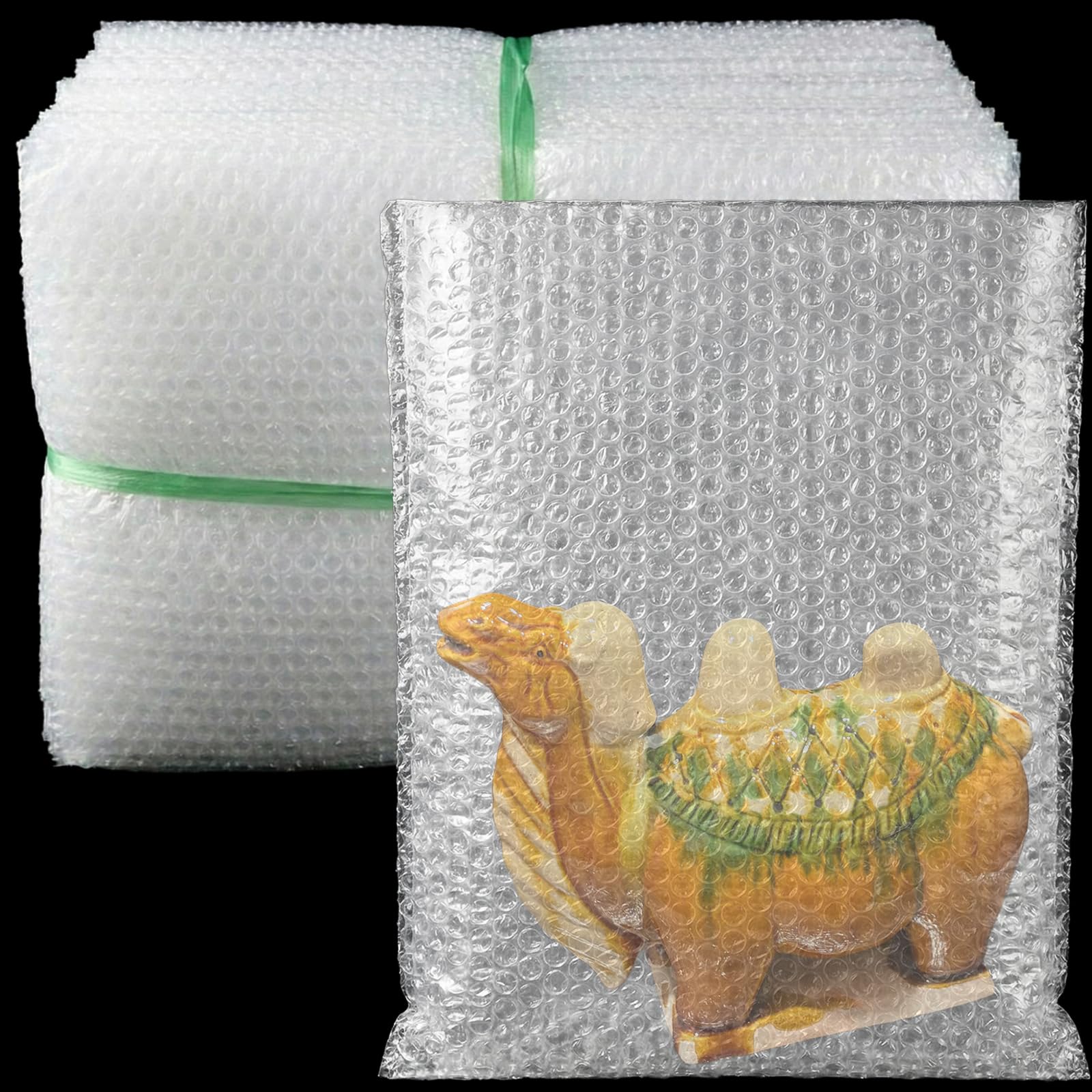 50 Pièces Pochette Bulle 30x40 cm - Sachet de Protection Transparent à Double Paroi - Enveloppe Bulle Résistante pour Déménagement, Expédition et Emballage Vaisselle, Papier bulles