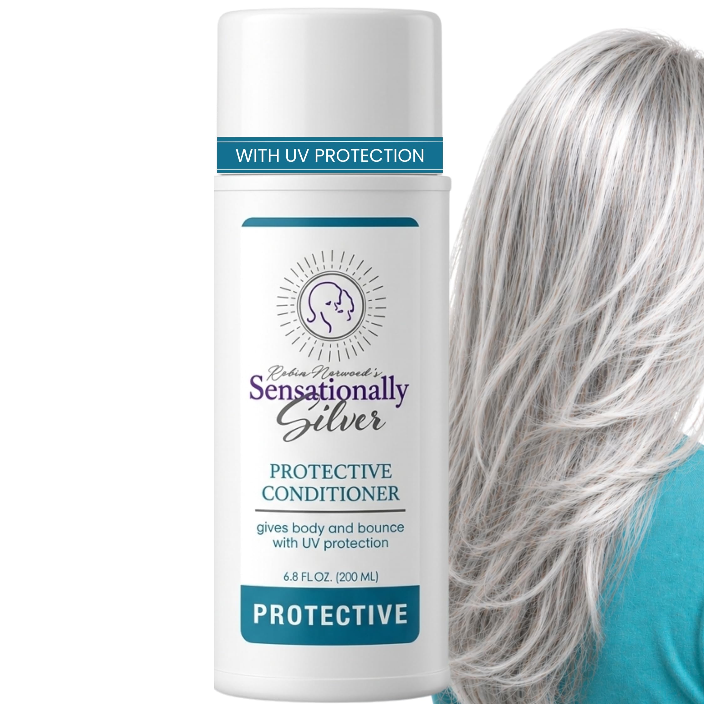 Sensationally Silver Protective Conditioner for Gray & White Hair - 6.8 oz