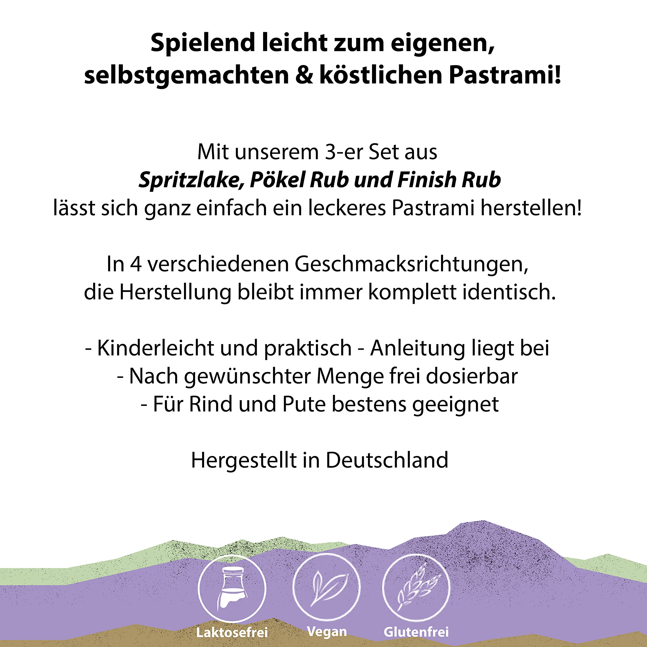 Royal Spice Pastrami Set Classic NY Style - 4kg für bis zu 40 Kg Fleisch !