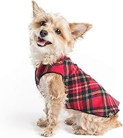Vista 32 de Goldpaw - Chaqueta elástica de vellón para perros pequeños, suéter súper suave y cálido para perro, chaleco de suéter para mascotas para otoño e