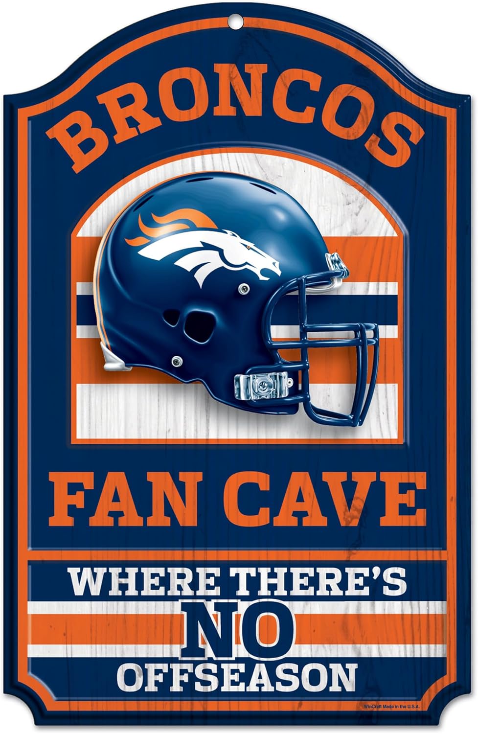 WinCraft NFL unisex-adult Wood Established Design