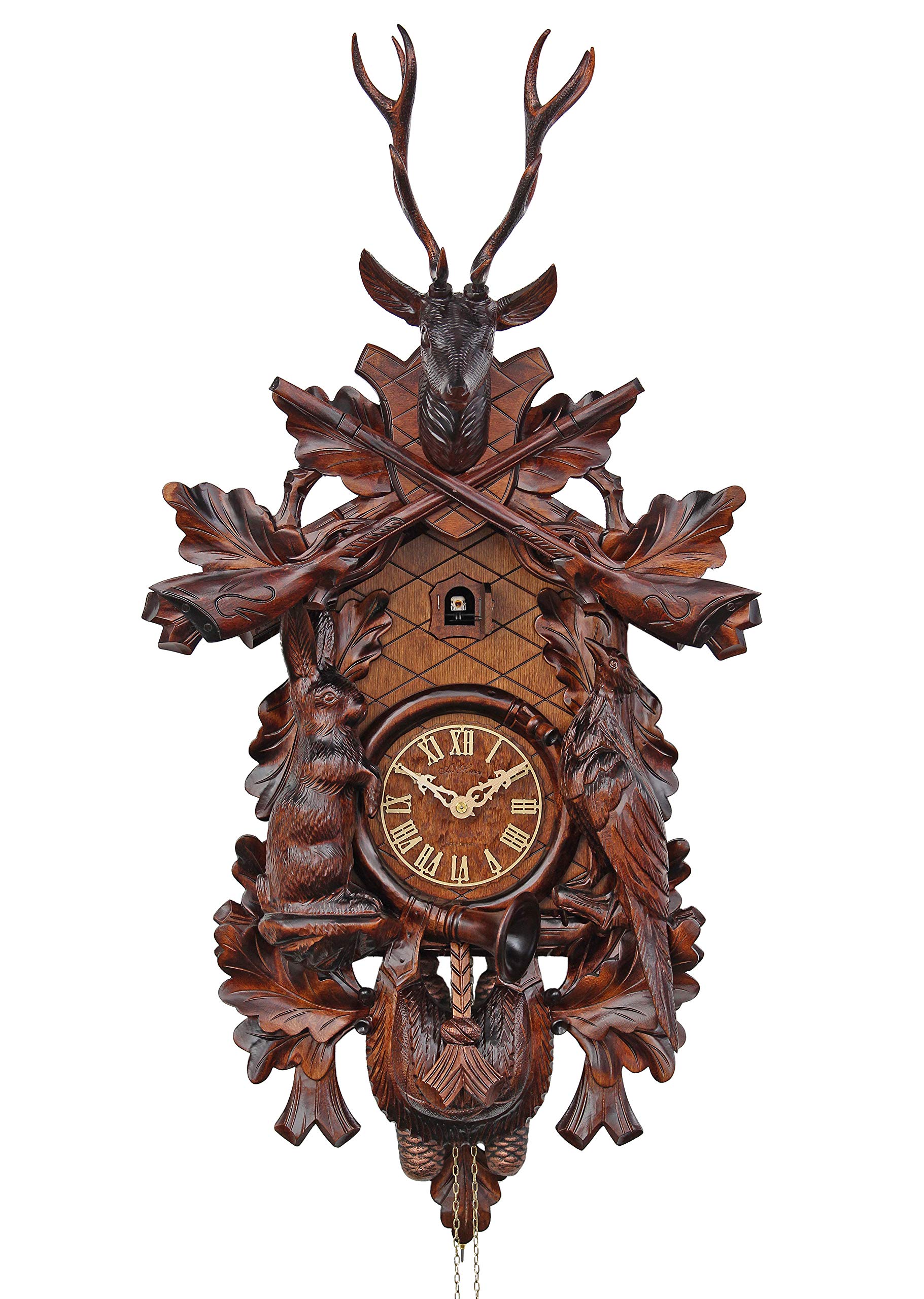HerrZeit by Adolf Herr Cuckoo Clock - The Hunter's Clock XL
