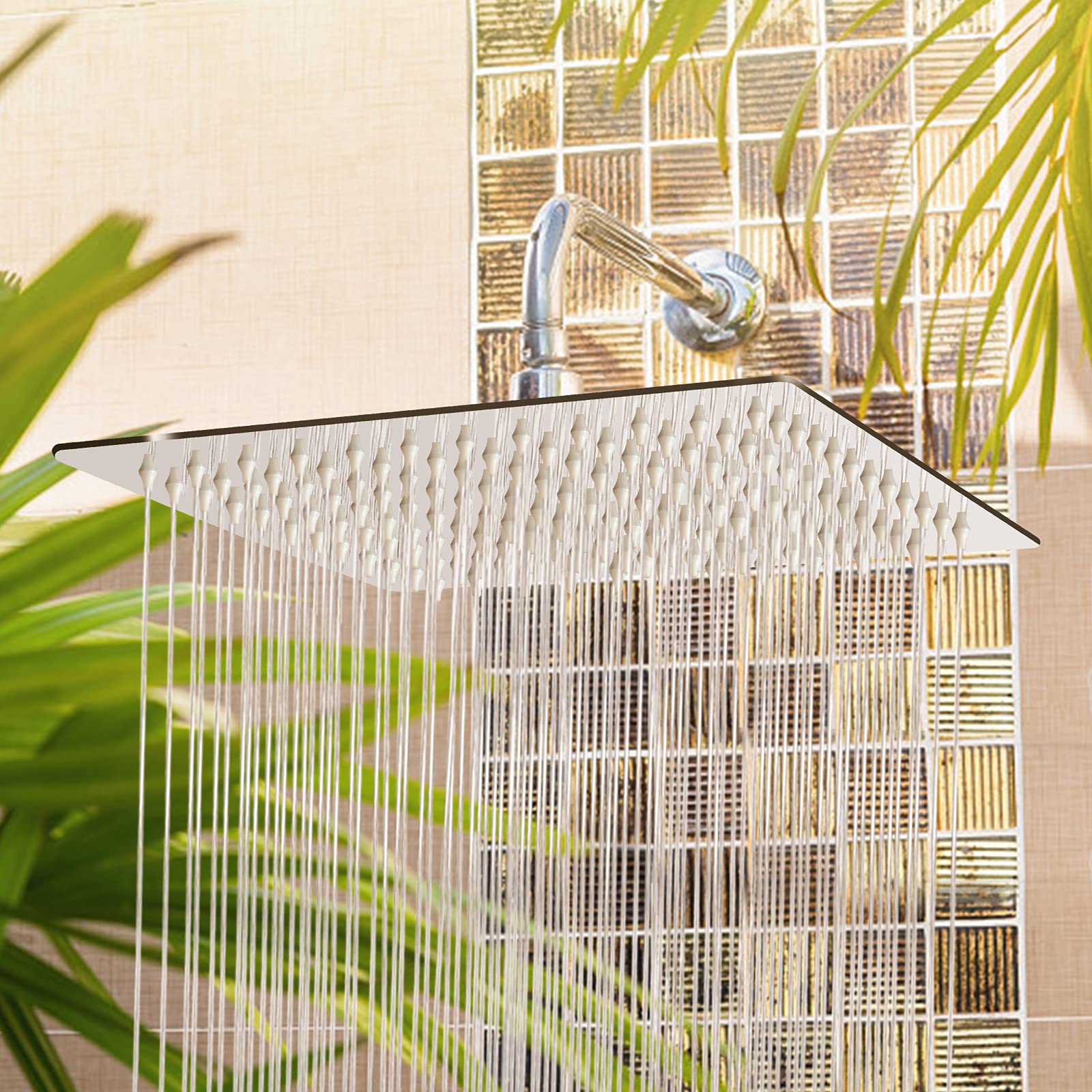 Buy Sooreally Square Rain Shower Head 12 Inch Large Rainfall