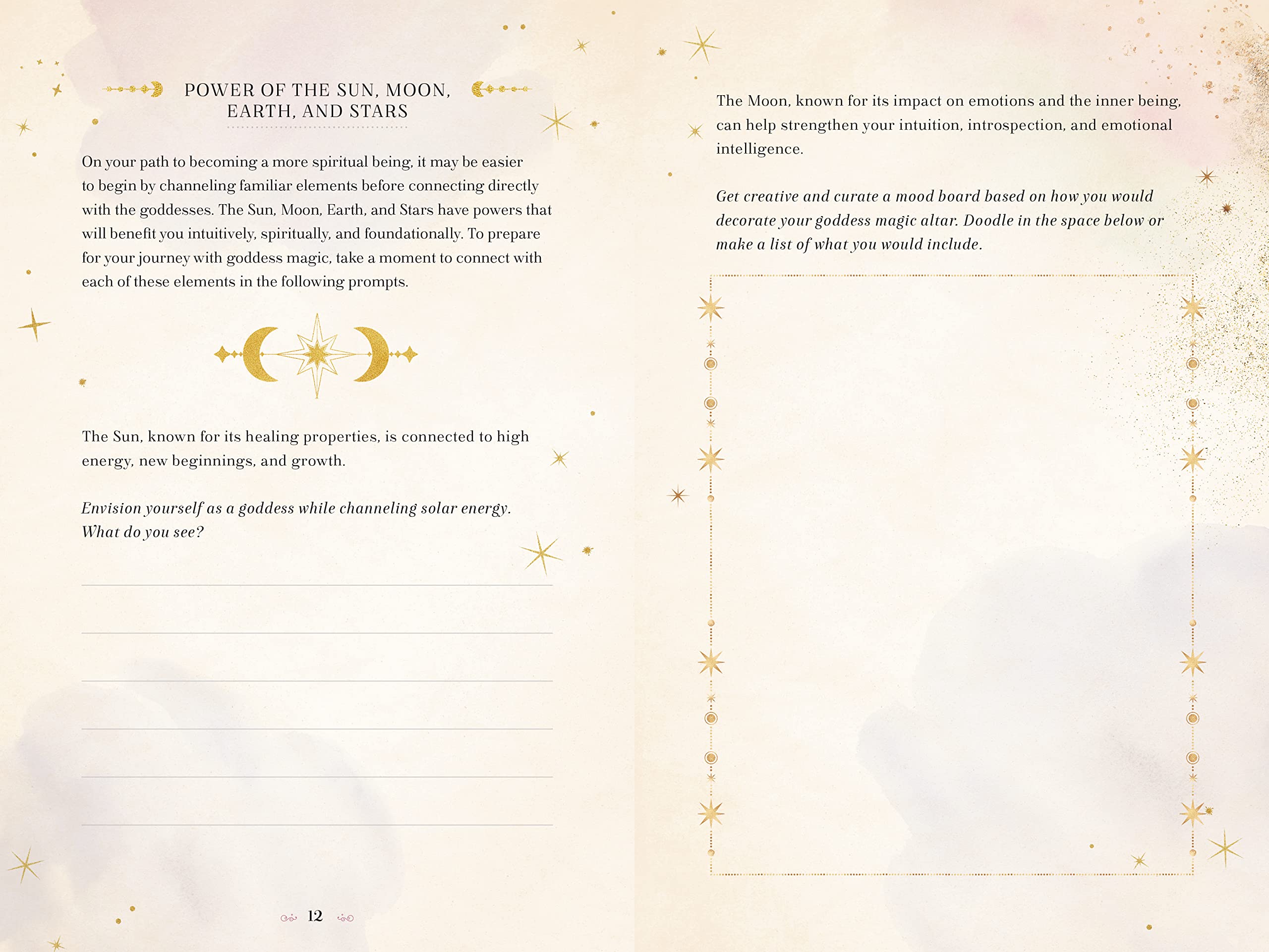 Goddess Magic Journal: Spells, Rituals, and Writing Prompts to Harness the Power of the Goddess Within (Mystical Handbook, 15) - Image 3