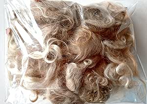 Amazon.com: Natural Colored Tan Brown Taupe Real Mohair Locks for Arts ...
