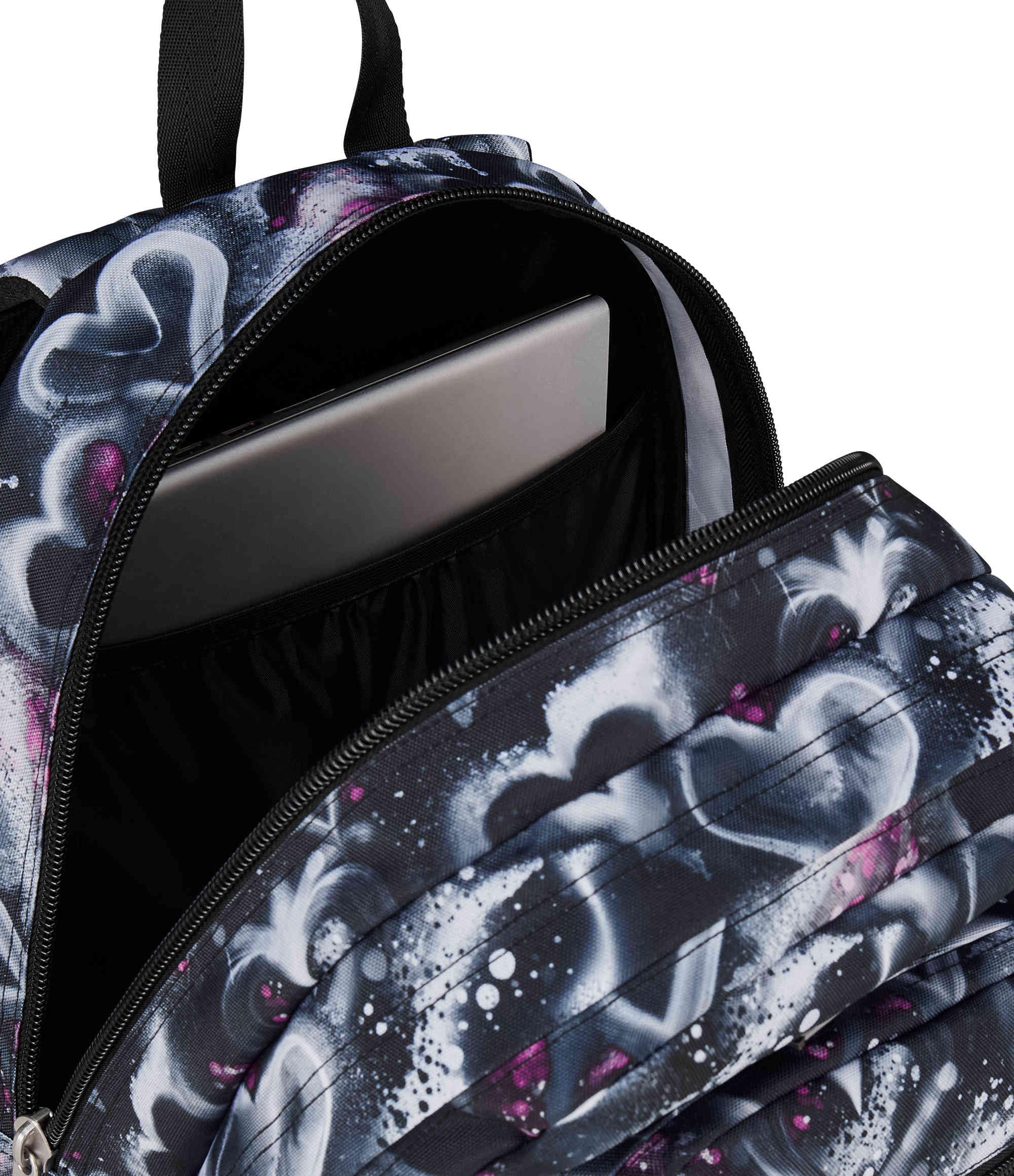 Seven Zaino Scuola FREETHINK, Doppio Scomparto, Nero, 34 L, Scomparto porta pc ablet, Tasche multifunzione, Tasca laterale porta borraccia, Scuola media e superiore, Bambini, Ragazzi