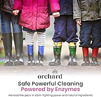 Vista 5 de Orchard - Detergente para ropa en polvo de limpieza profunda natural para pieles sensibles, sin fragancia, ingredientes eficaces a base de plantas