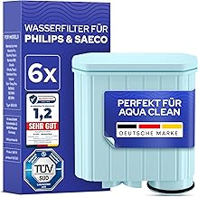 6 x MILUX Replacement Filters for Aqua Clean Filter for Philips 5400 Series 800 Series | Replaces Philips Fully Automatic Coffee Machine Aqua Clean Filter | Replaces Saeco Latte Go Water Filter CA6903