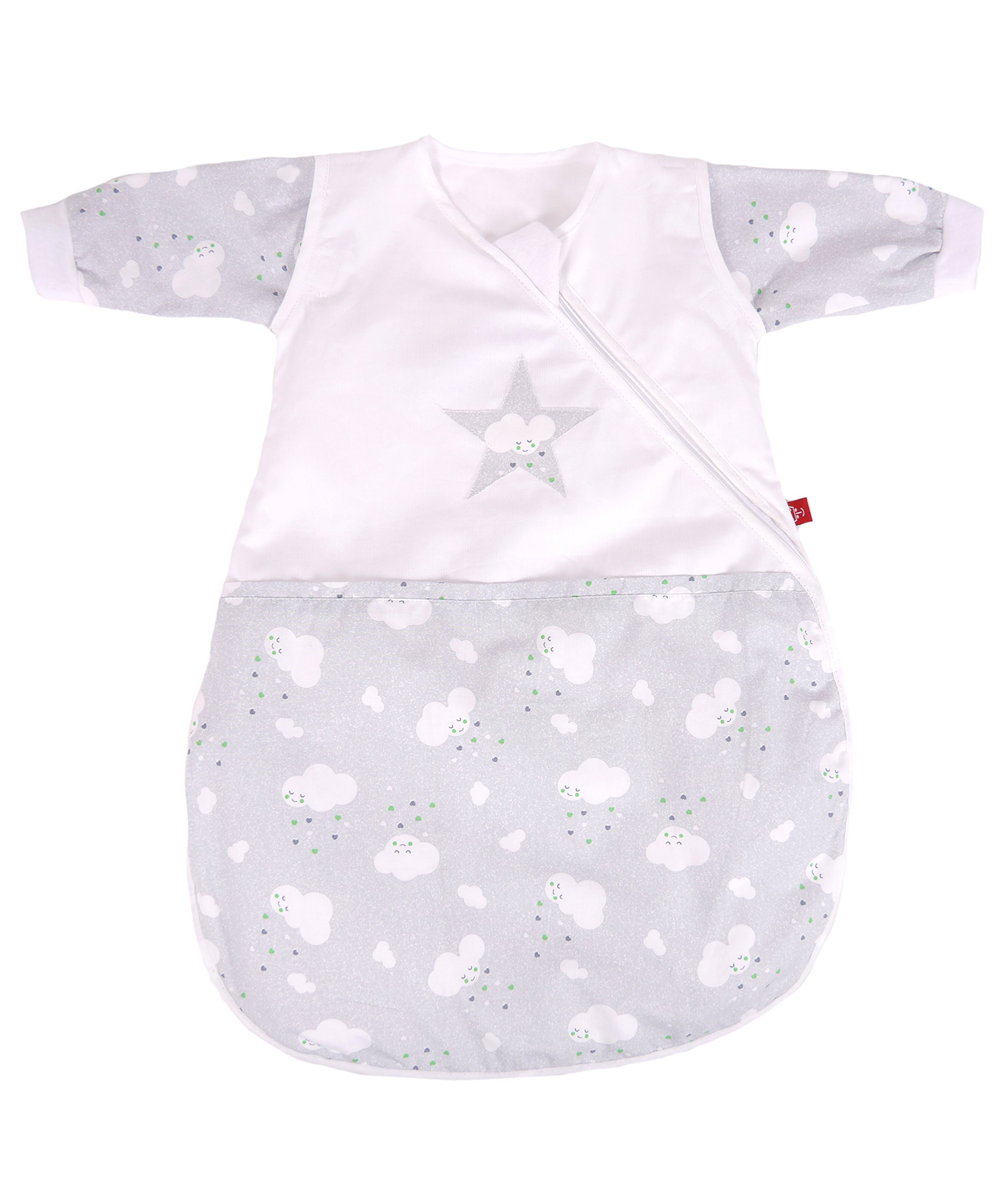 Kaiser Premium Deluxe - Saco de Dormir para Todas Las Estaciones (70 cm), Color Gris