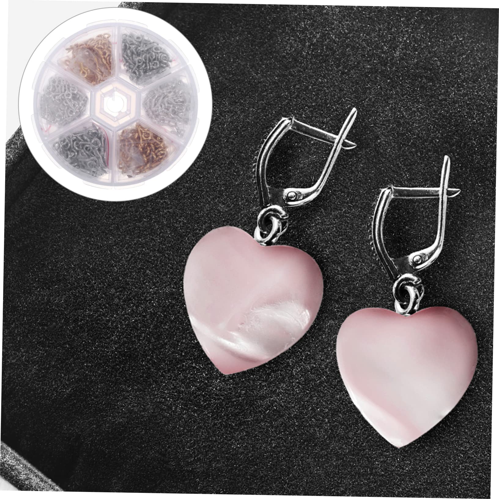 OSALADI 3sets Eye Clasp Hook Jewelry Making Supplies Screw Eye Pin DIY Art Craft 750pcs*3