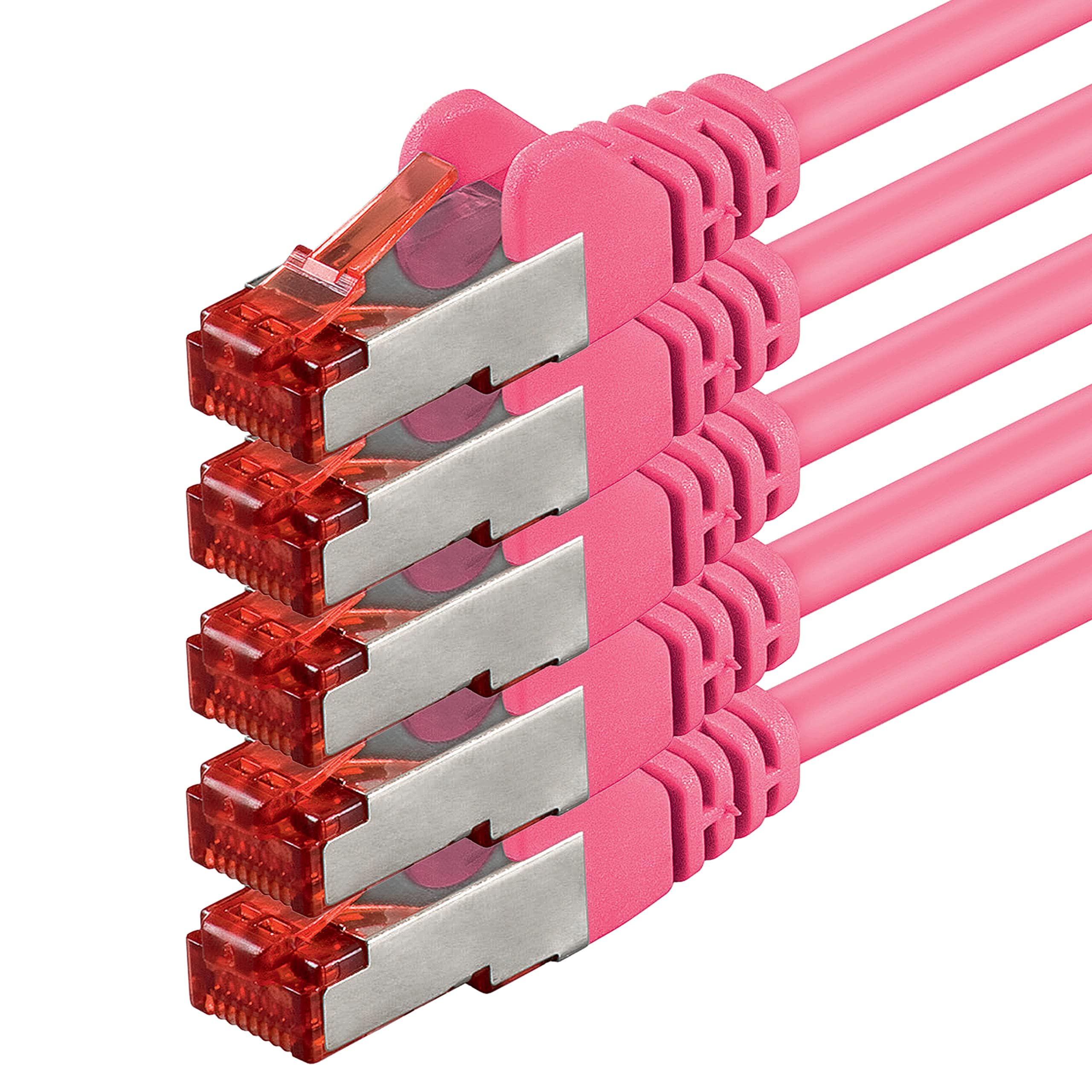 1aTTack - Cable de red SFTP PIMF con 2 conectores RJ45 de doble apantallamiento CAT 6 amarillo 30m — view 171