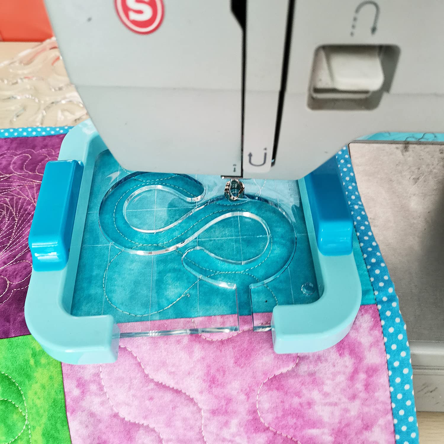 Free Motion Rulers Snapklik.com : YICBOR Free Motion Quilting Rulers And Templates Series 5