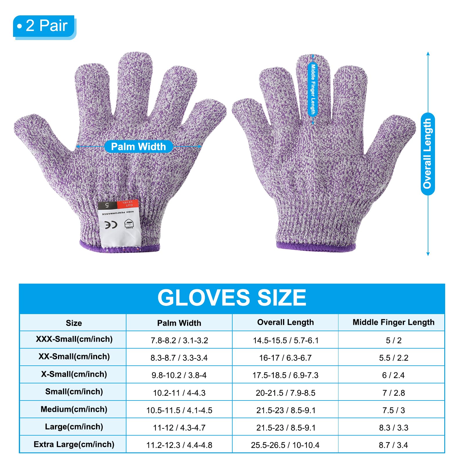 PATIKIL Cut Resistant Gloves - Image 2