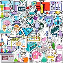 Titu Ki Baatein 50 Fun lab Science Stickers for Kids, Teens, Students, and Teachers. Waterproof Feature Science Experiments & Chemistry Themes for laptops, Water Bottles, notebooks, & Classroom Decor