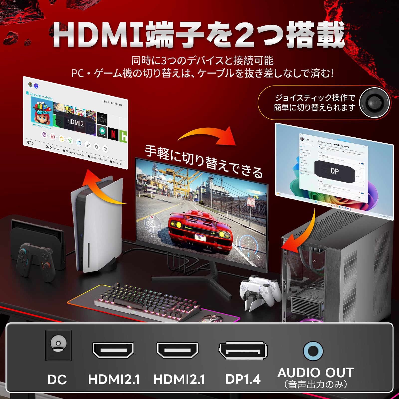 Cocopar HG-238H 23.8インチ ゲーミングモニター 楽天市場】【240Hz最新モデル登場】楽天1位！ゲーミングモニター 23.8