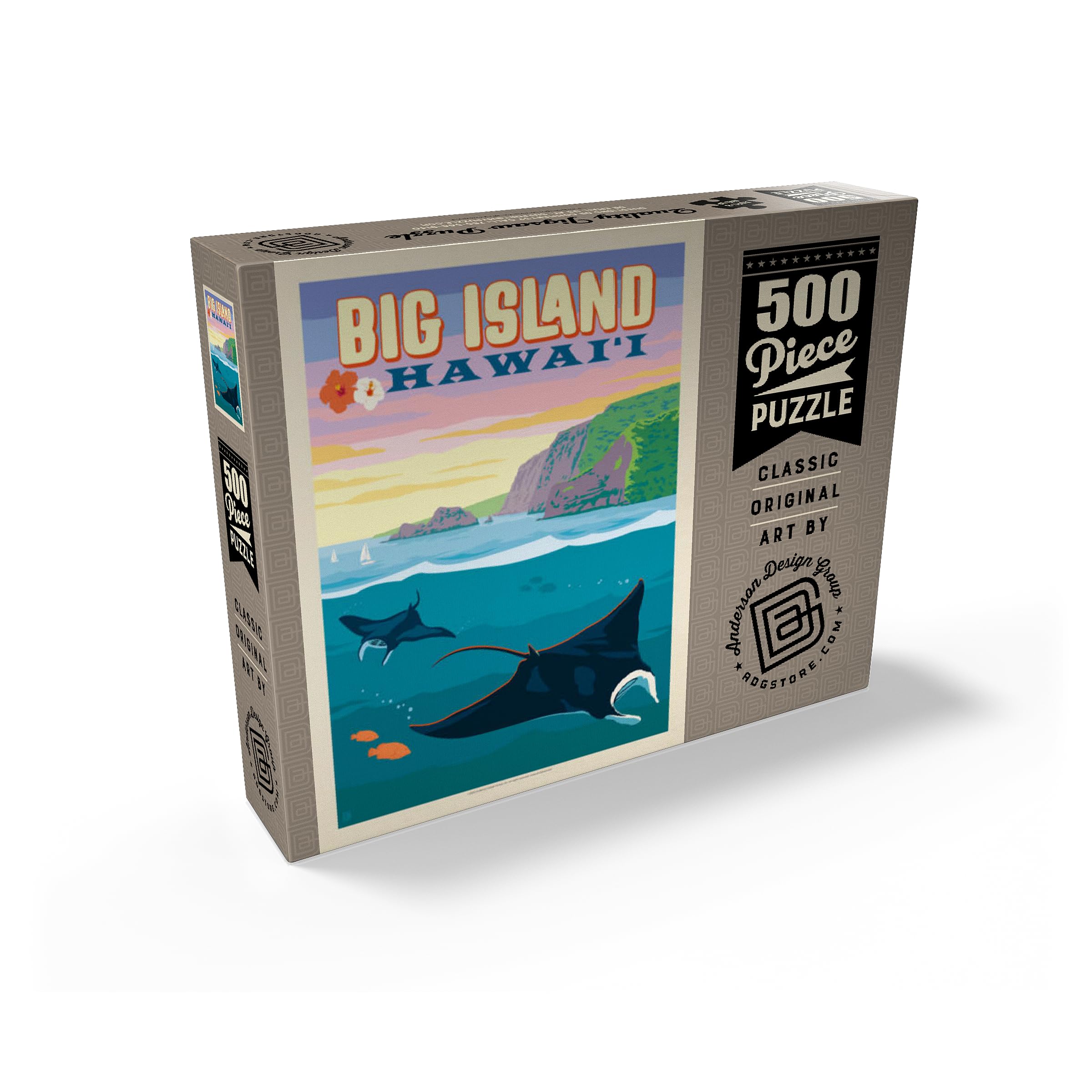 Amazon.com: MyPuzzle Hawaii: Big Island (Manta Rays), Vintage