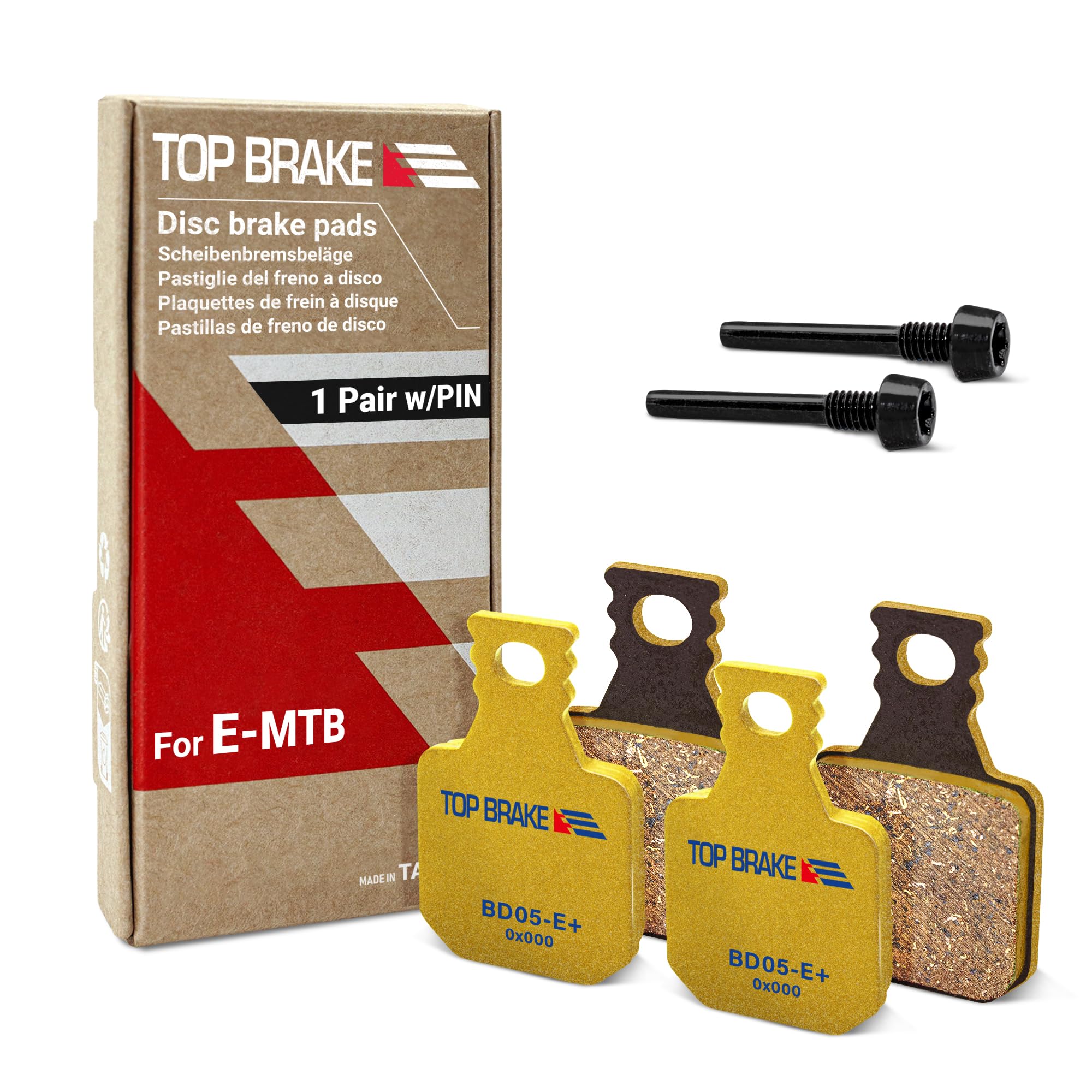 TOP BRAKE Plaquettes de Frein à Disque compatibles avec MAGURA MT5 MT5e MT7 MT7 Pro MT Thirty | VTT VTTAE Trail All Mountain Downhill Enduro | 2026 If Design Award