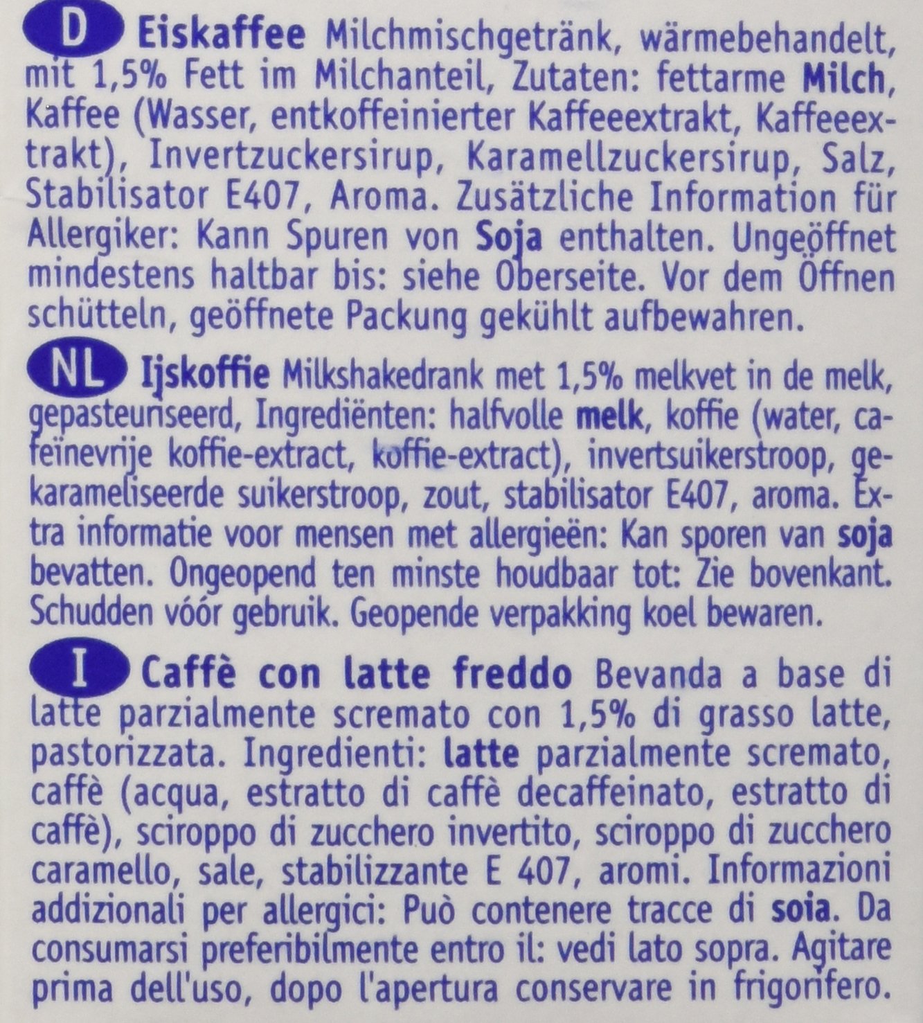 Hochwald Eiskaffee 1,5%, 1 l