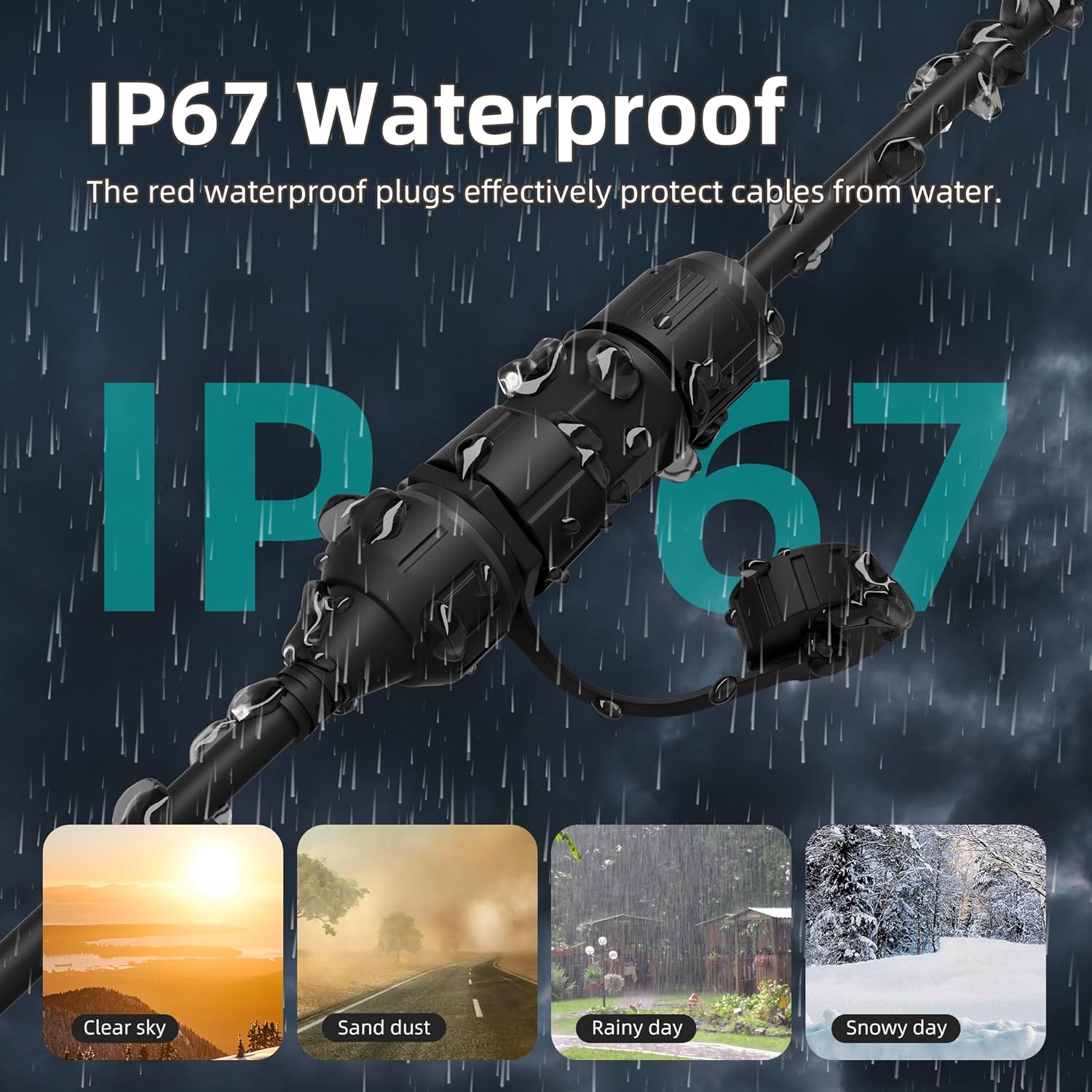 Starlink Ethernet Adapter Gen 3/Mini, Starlink Mini Cable Extension 11Inches/28CM to RJ45 Coupler Waterproof Compatible with Starlink Standard Gen 3 Dish and Router (1 Pack)