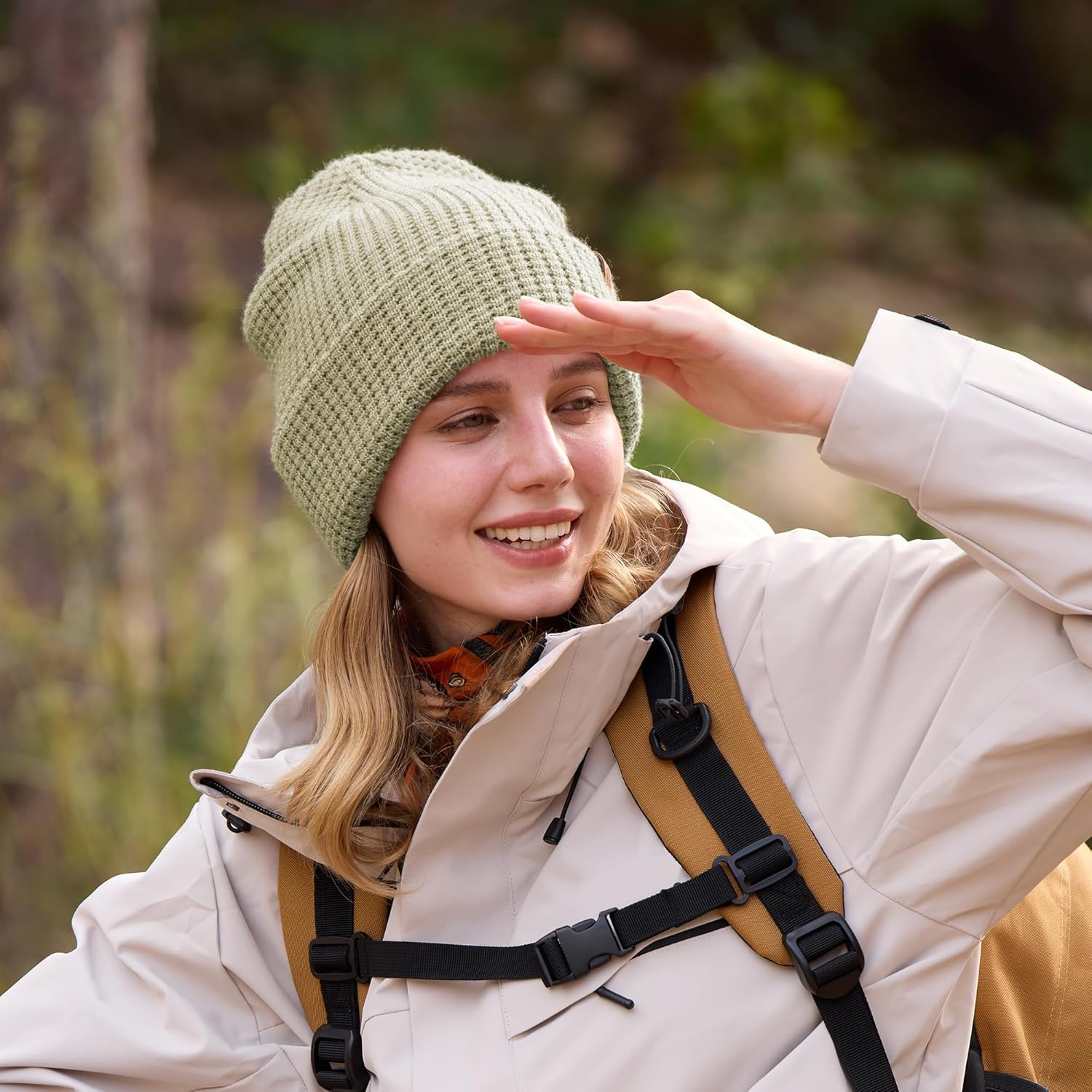 Extra Warm Winter Beanie for Men & Women, Thick Merino Wool Blend Knit Hat, Slouch or Cuffed Style for Ski, Hiking & Gift - Image 4