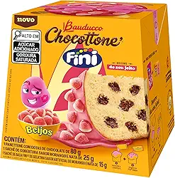 Bauducco Mini Chocottone Beijos 80g