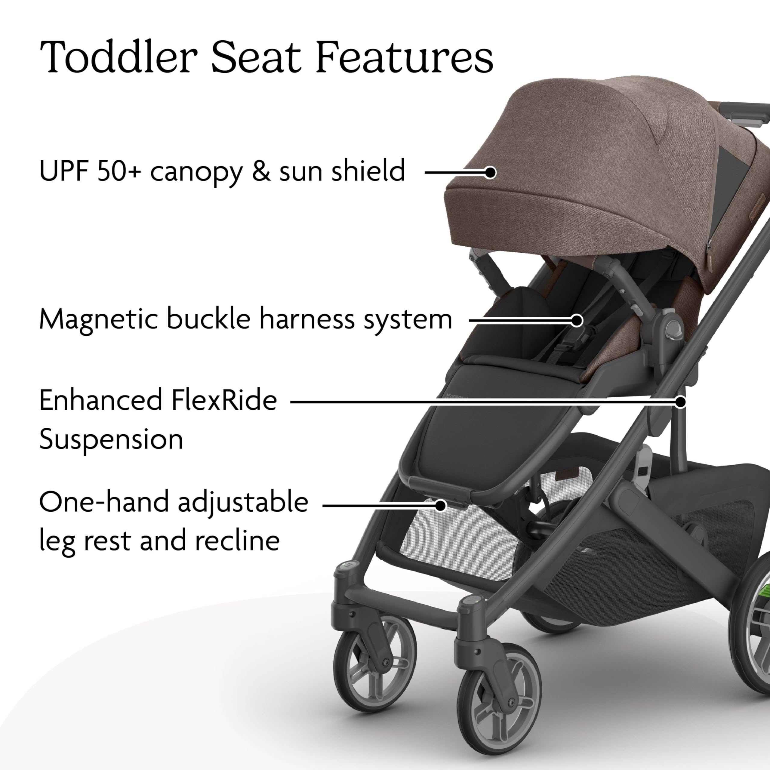 uppababy amazon prime day Cruz V3 Full-Size, from Birth, Car Seat Compatible - Owen trolling-motors-collection step fold that tucks Teton Explorer 65L, 75L, Style:step over