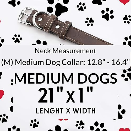 Miniatura 3 de Collar personalizado para perro, collares de identificación de cuero suave personalizados con icono, nombre y número de teléfono, color rosa, diseño