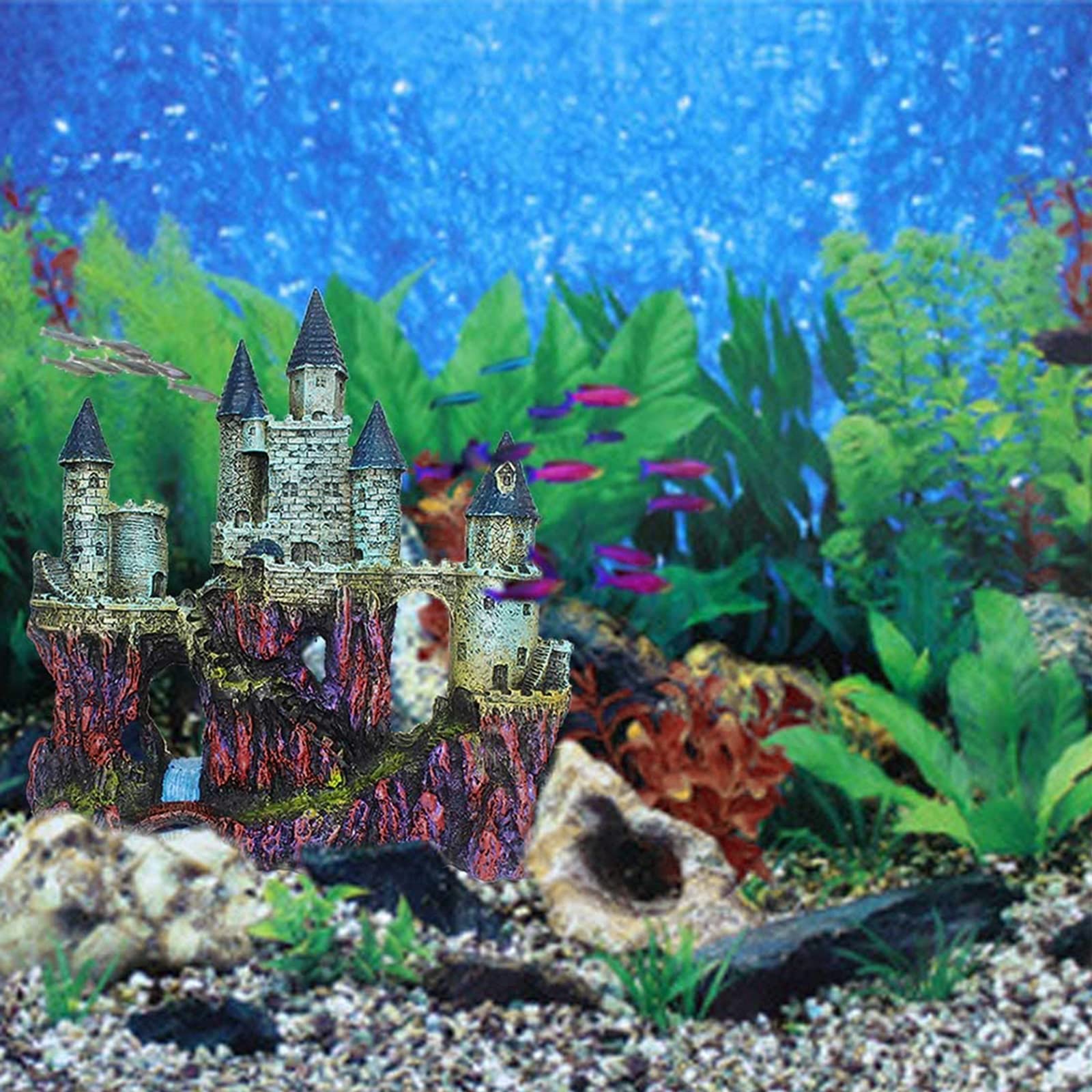 Decorazione del in Resina ' Acquario Pesce per Acquario in Legno alla deriva Nascondigli della Grotta Casa Acquario Accessori paesaggistici Decorazioni per Acquario Artificiale