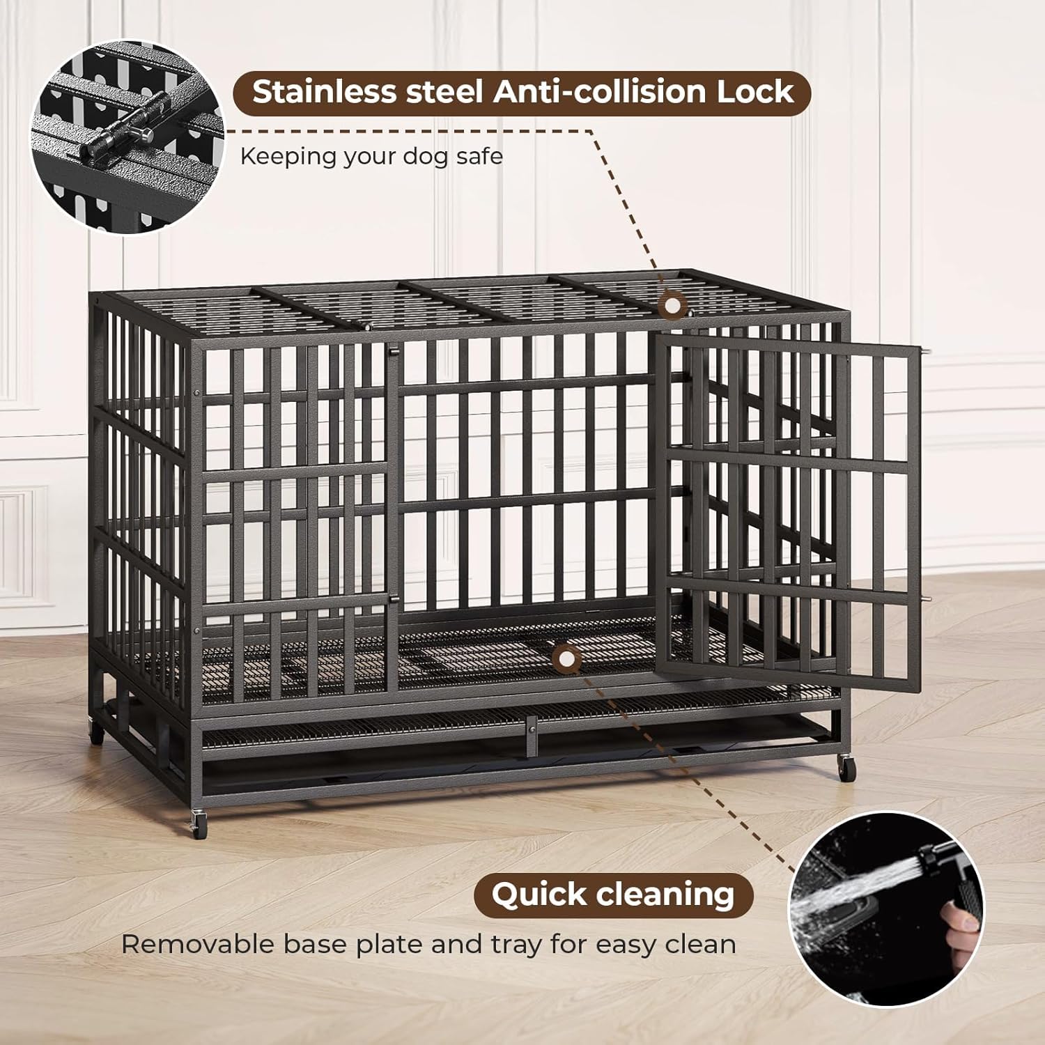 Ultimate Escape-Proof Comfort: Review of the Heavy Duty Indestructible Dog Crate