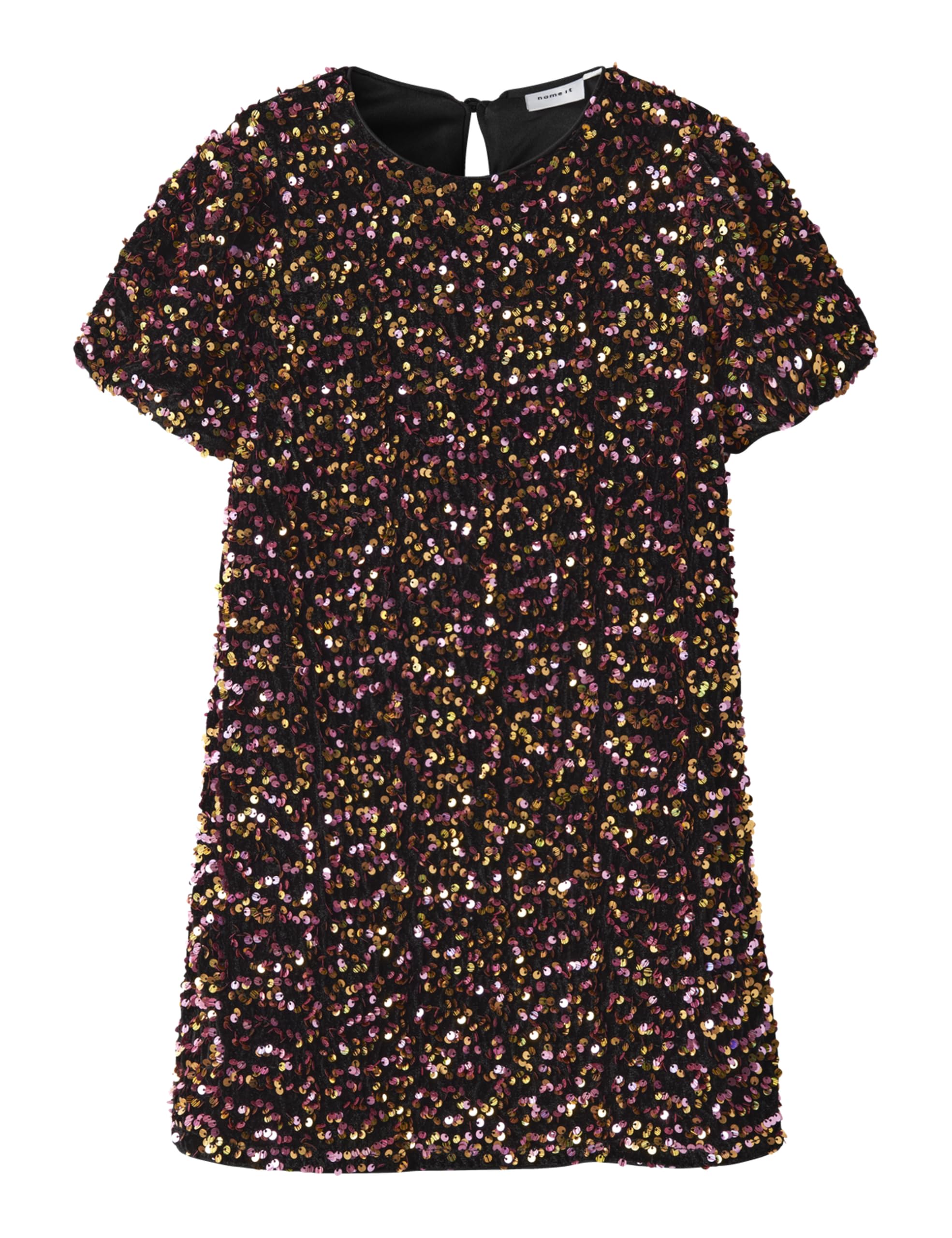 NAME IT Girl Kleid Pailletten