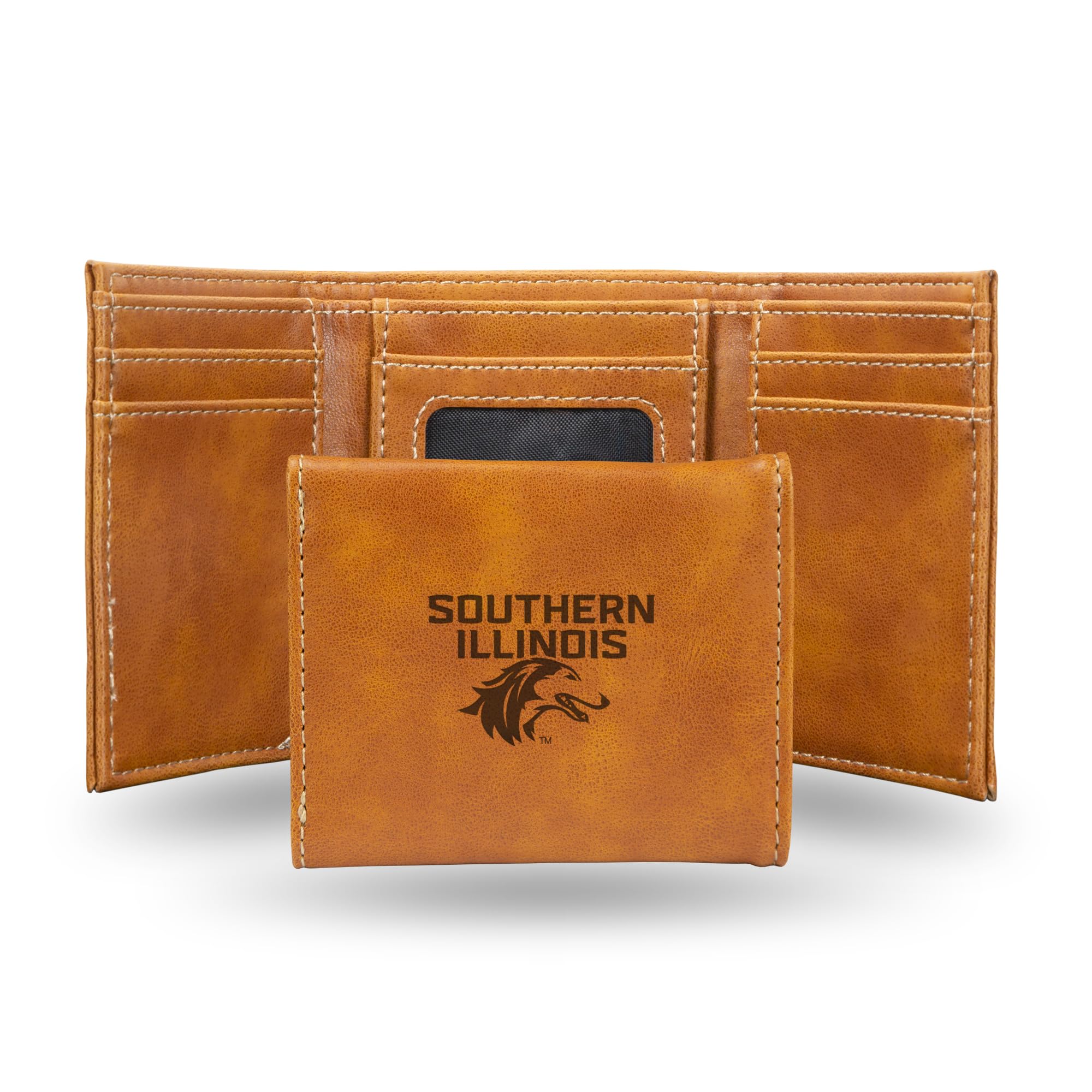 Rico Industries NCAA Laser Engraved Trifold Laser Engraved Tri-Fold Wallet - Men's Accessory