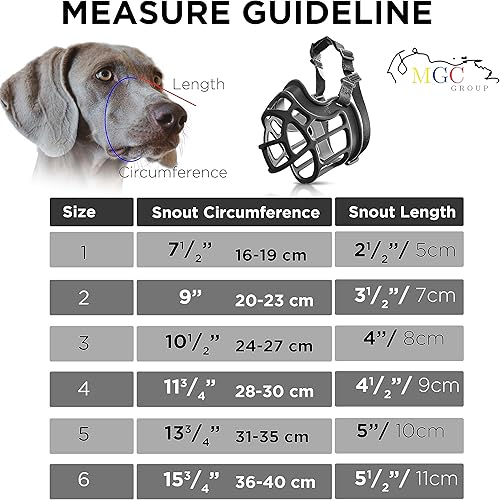 Miniatura 8 de MGC GROUP Bozal para perros  Juguete de cuerda para perros masticadores  Bozal para perros grandes  Bozal para perros medianos  Bozal para perros