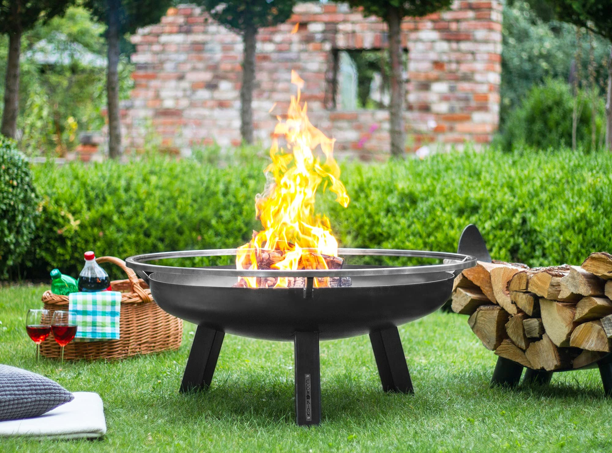 Amazon.com : Cook King 111265 Porto Fire Bowl, 23.5