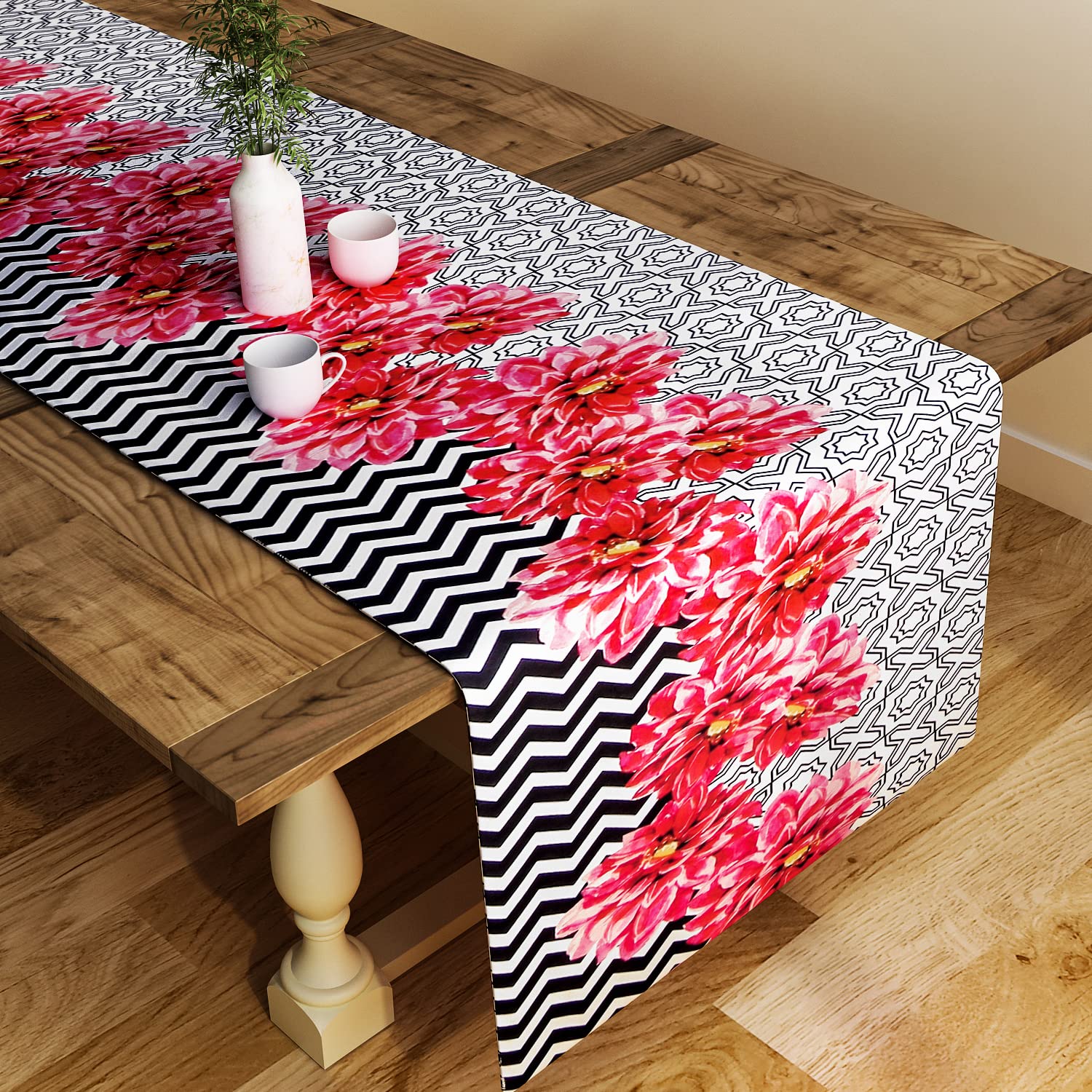 SEJ Table Runner - Pink Dining Table Protector -10