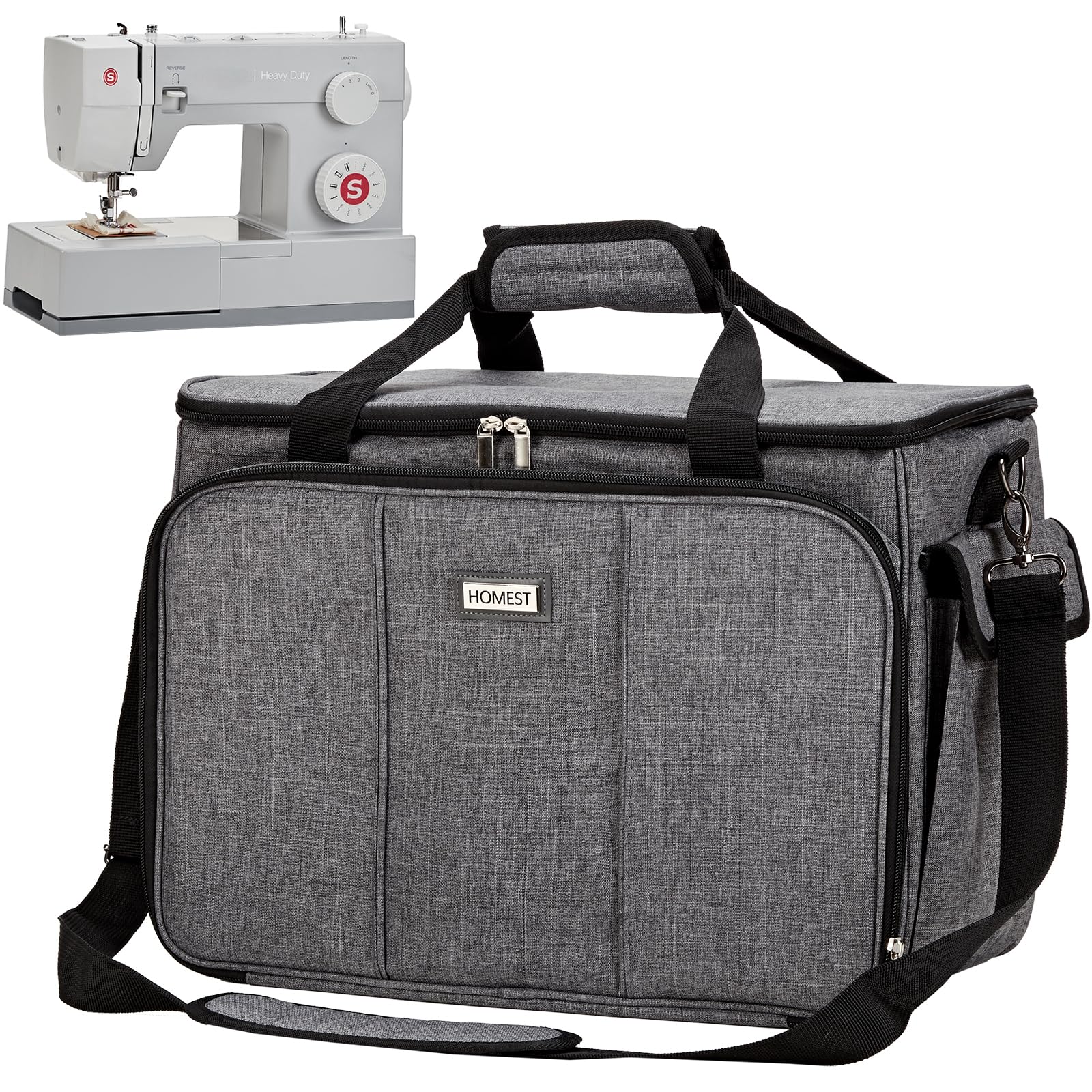 Amazon.com: HOMEST Sewing Machine Carrying Case with Multiple