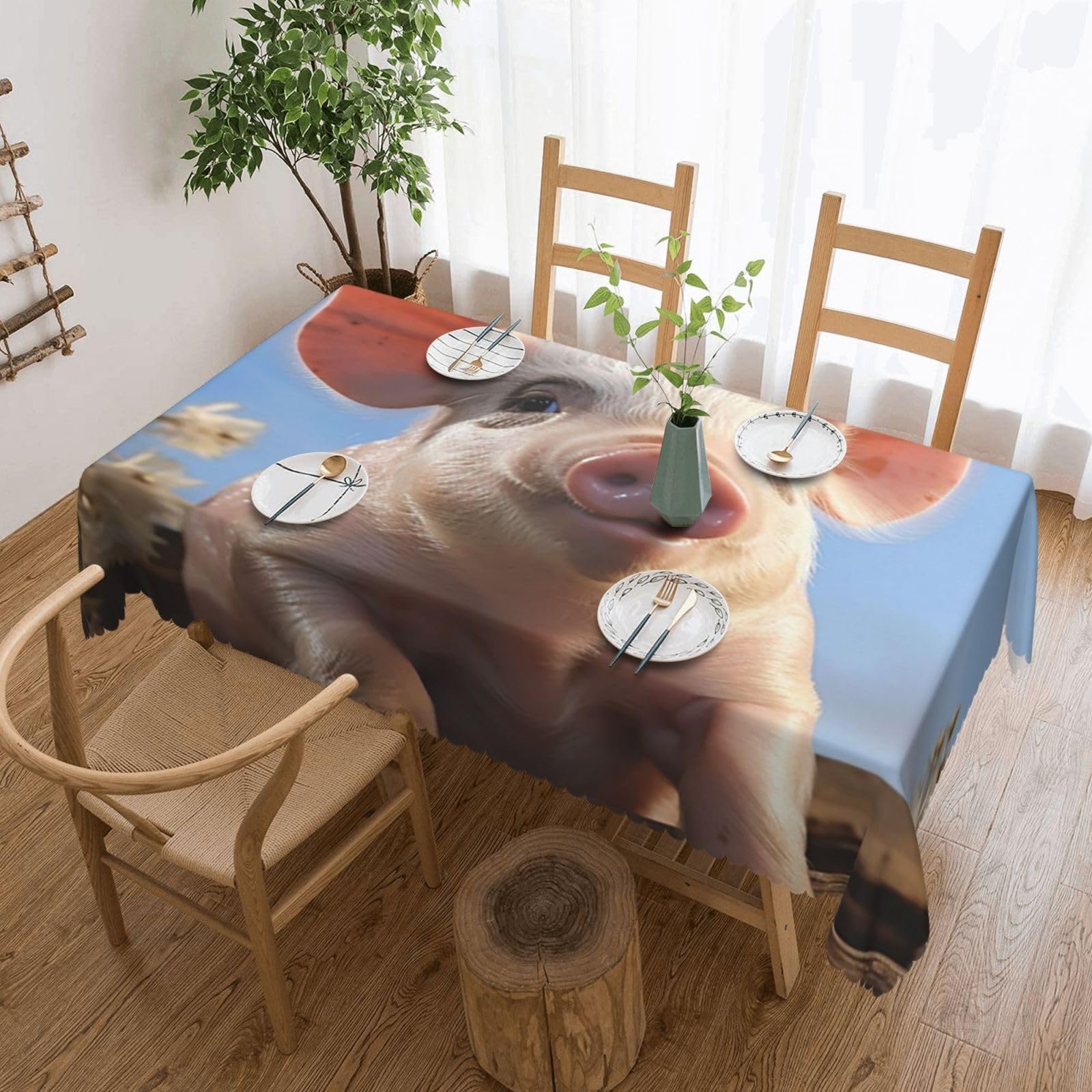 Nappe de table pour fête 137x183cm nappes anti tache jardin