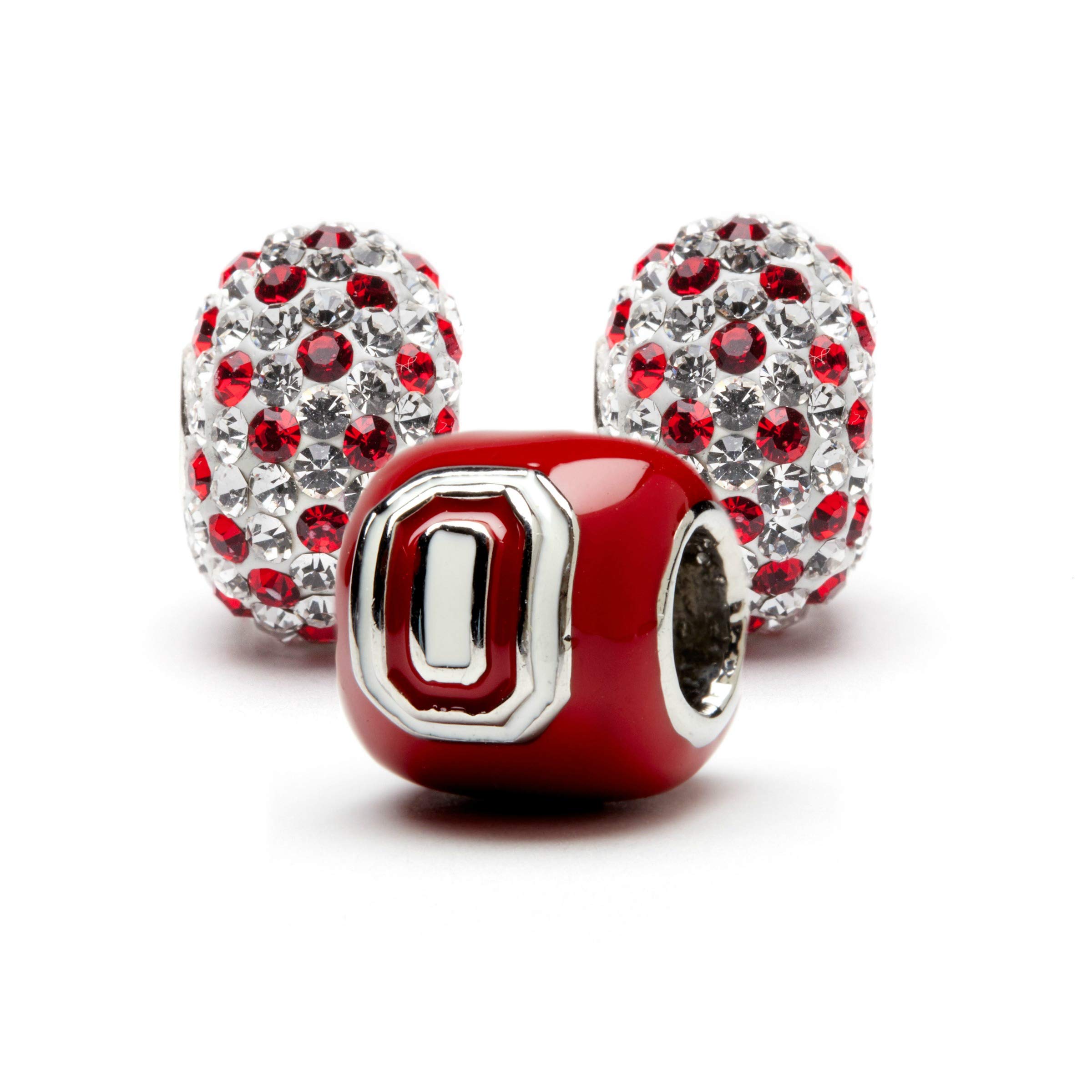 Stone Armory Ohio State University Charms and Bracelets for Women - Compatible with Pandora and other popular charm bracelet styles