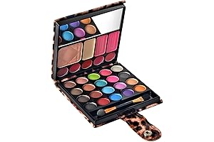 Complete Beauty Set: Makeup Kit with Eyeshadow Palette, Lip Gloss, and Concealer for Flawless Makeup