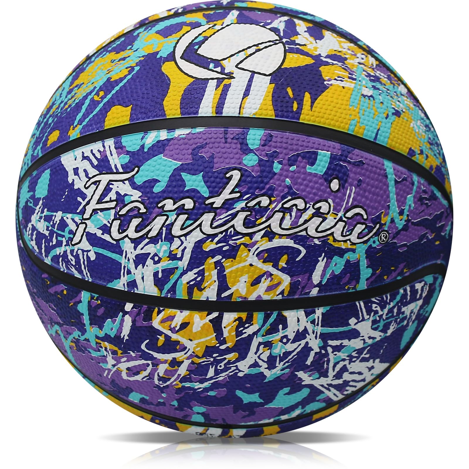 Pallacanestro Da Strada Fantecia Taglia 5 | Gomma Resistente | Design Graffiti | Con Pompa E Ago - Foto 8