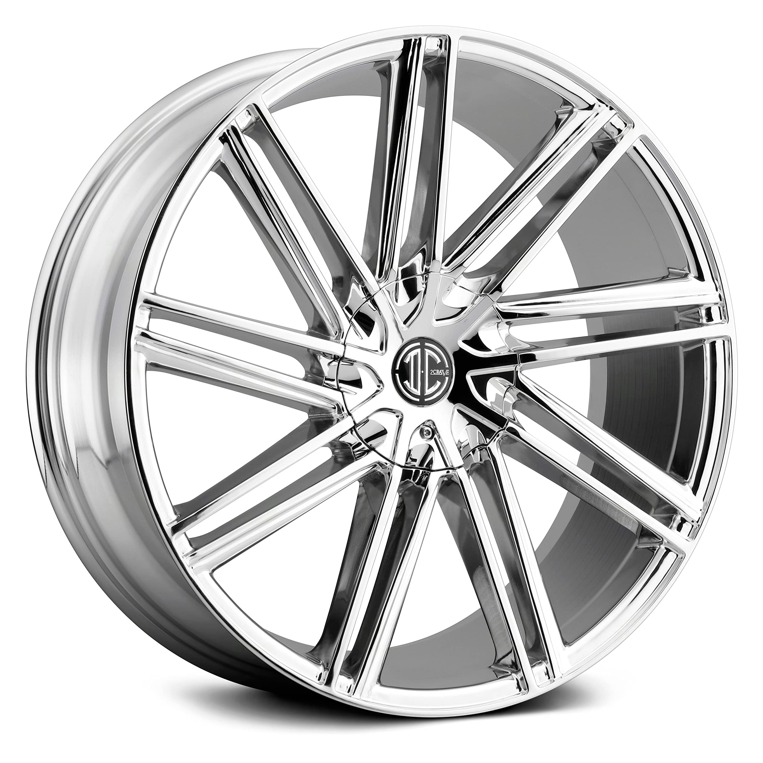 NUMBER 39 Custom Wheel - 18x8, 35 Offset, 5x110 Bolt Pattern, 72.56mm Hub - Chrome Rim